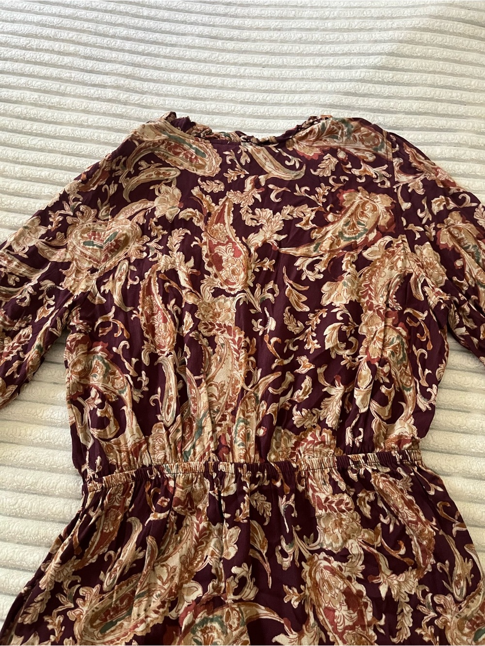 Lucky Brand Printed Long Sleeve Dress - Picture 5 of 8